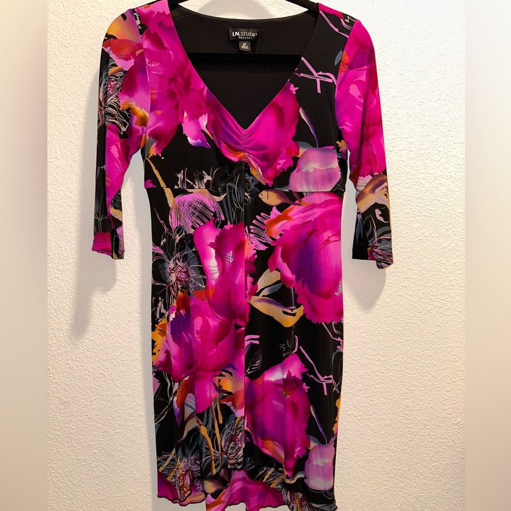 Floral V-Neck Dress